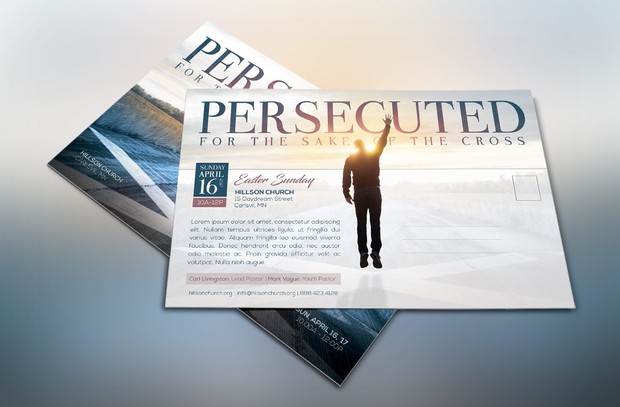 Persecuted Church Flyer Template