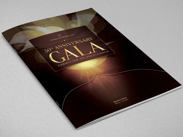 Anniversary Gala Magazine Cover Template