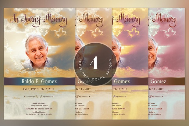 Forever Funeral Brochure Template