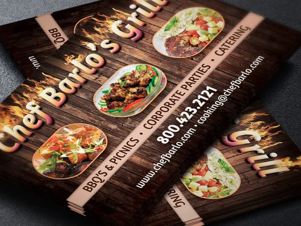 Chef Business Card Template