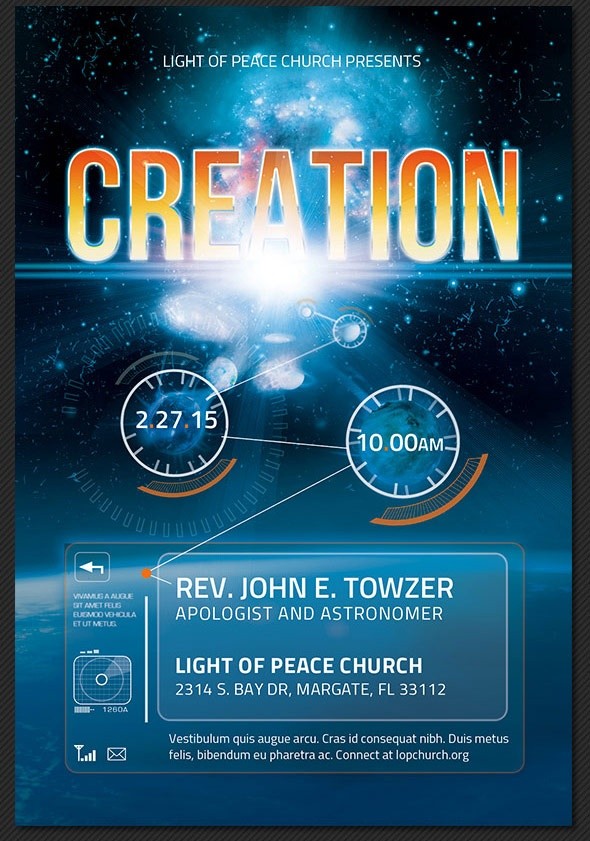 Creation Church Flyer Template