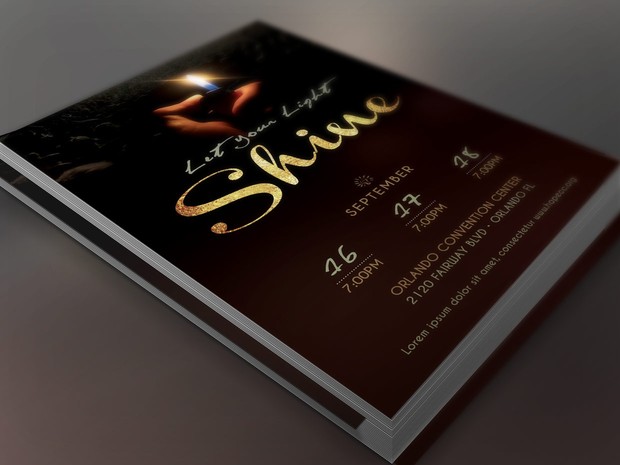 Shine Church Flyer Poster-Photoshop