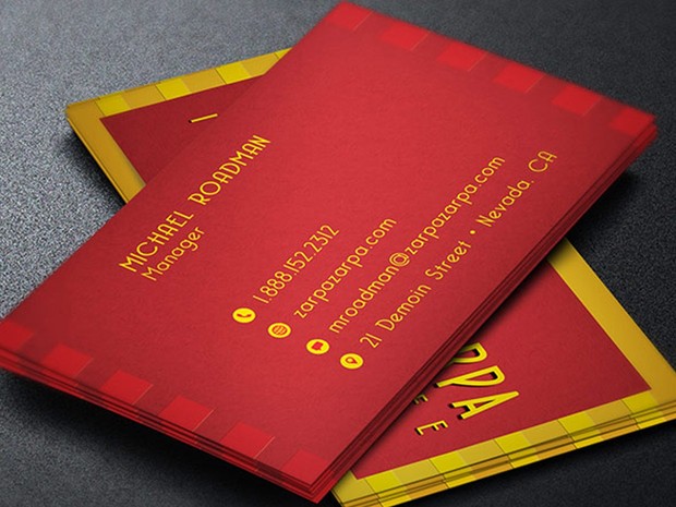 Internet Cafe Business Card Template