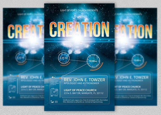Creation Church Flyer Template