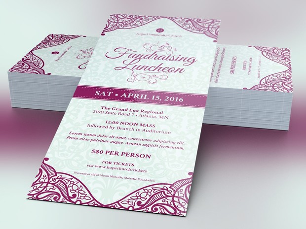 Luncheon Flyer Photoshop Template