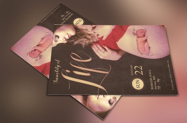 Sanctity Life Flyer Template