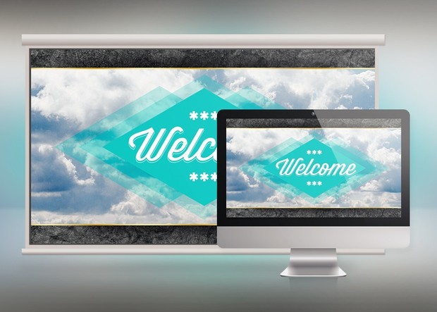 Sky Church Slide Template