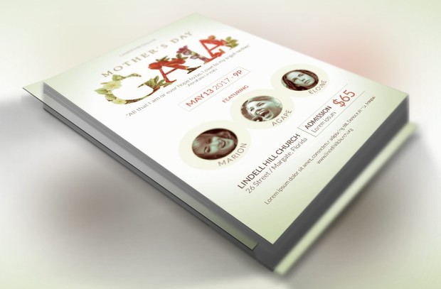 Mothers Day Gala Flyer Template