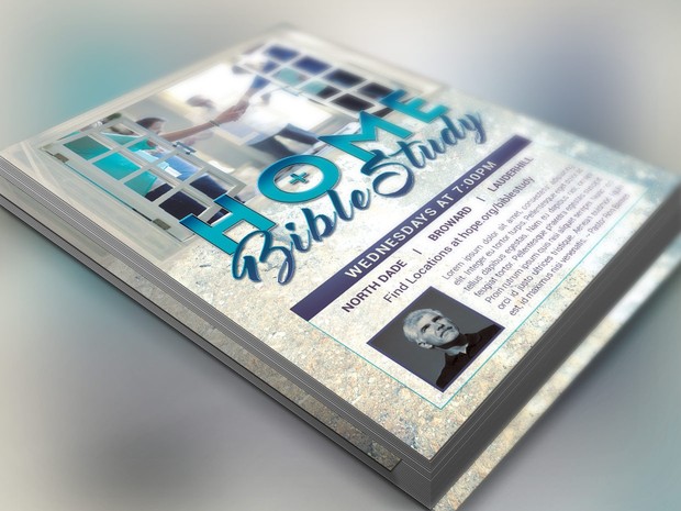 Bible Study Flyer Poster Template