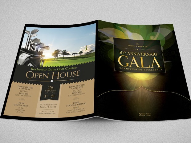 Anniversary Gala Magazine Cover Template