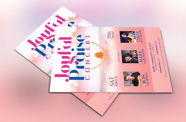 Praise Concert Church Flyer Template