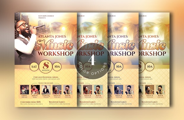 Church Music Workshop Flyer