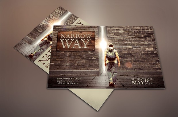 Narrow Way Flyer Poster Template