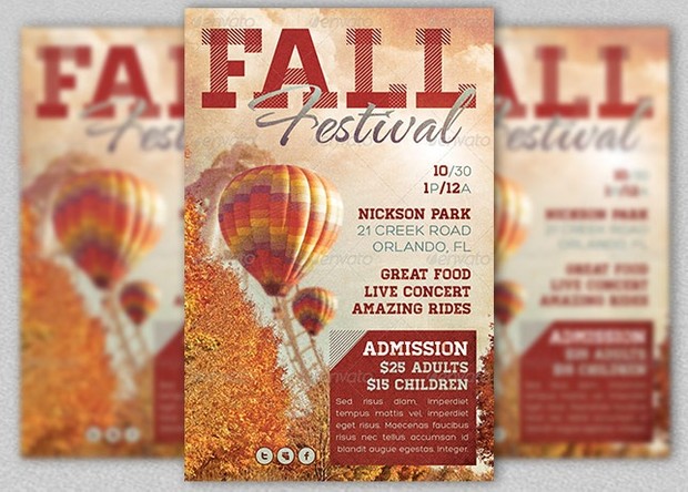 Fall Festival Flyer Template