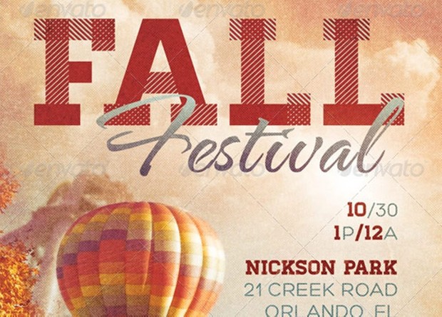 Fall Festival Flyer Template