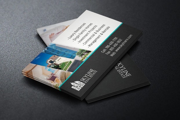 Real Estate Business Card Template