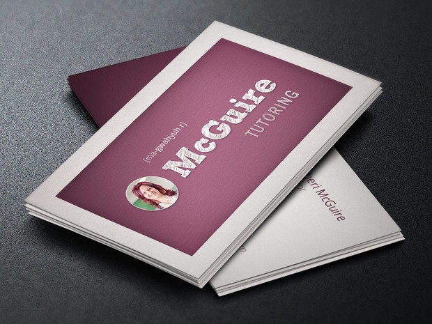 Tutor Business Card Template