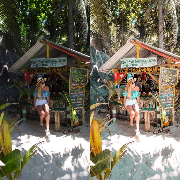 ISLAND VIBES LIGHTROOM PRESET PACK