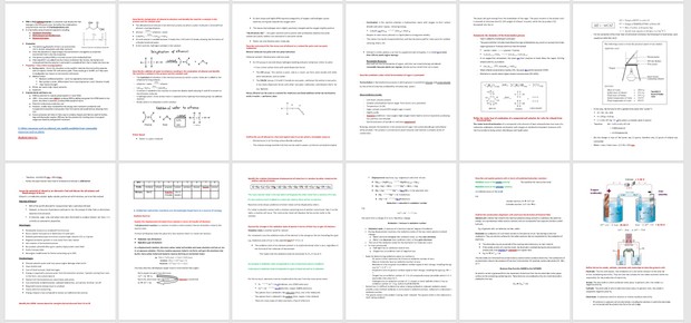 HSC Chemistry Production of Materials Band 6 Notes