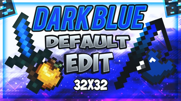 DustStorm's Dark Blue Default PvP Pack Edit 32x