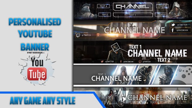 Personalised Youtube Banner