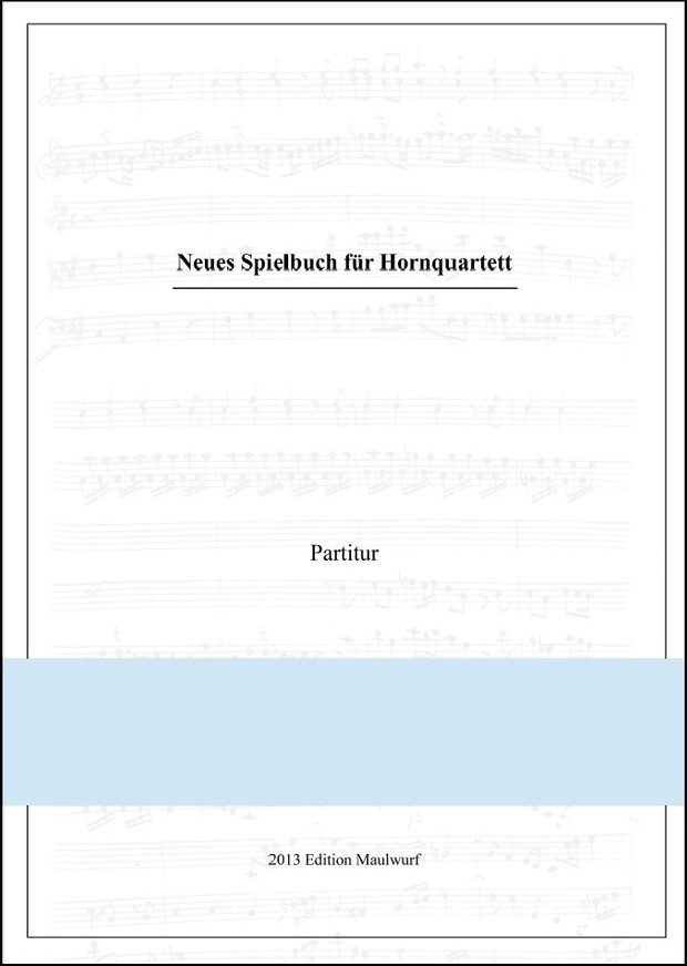 neues Spielbuch für Hornquartett