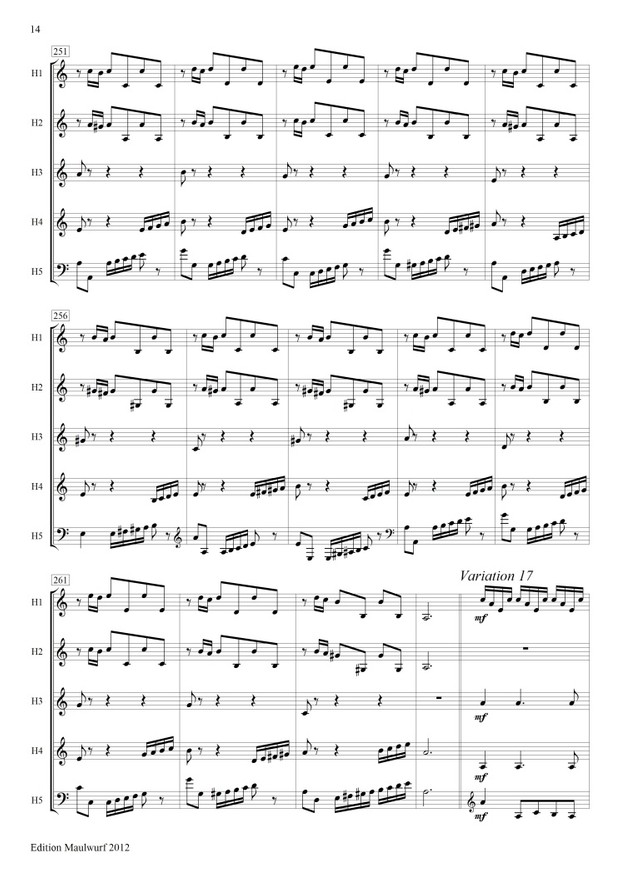 Vivaldi Sonata (Hornquintett)