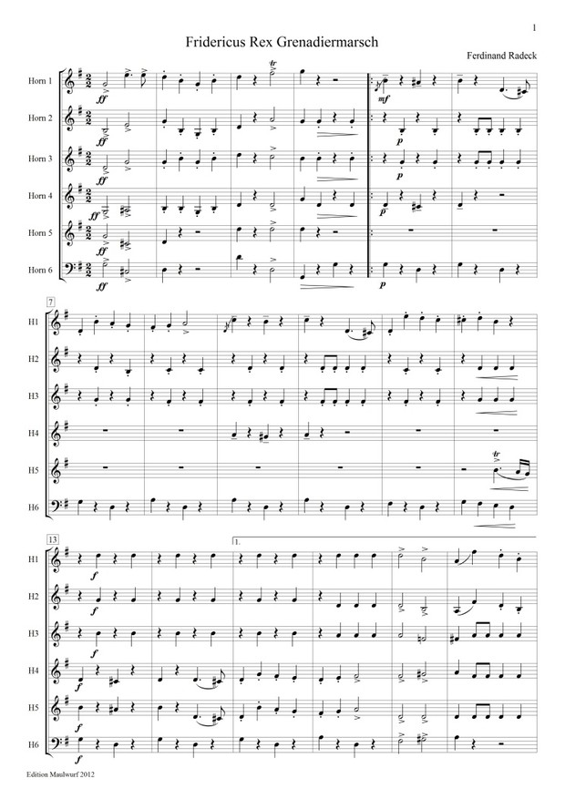 Fridericus Rex (Hornensemble)