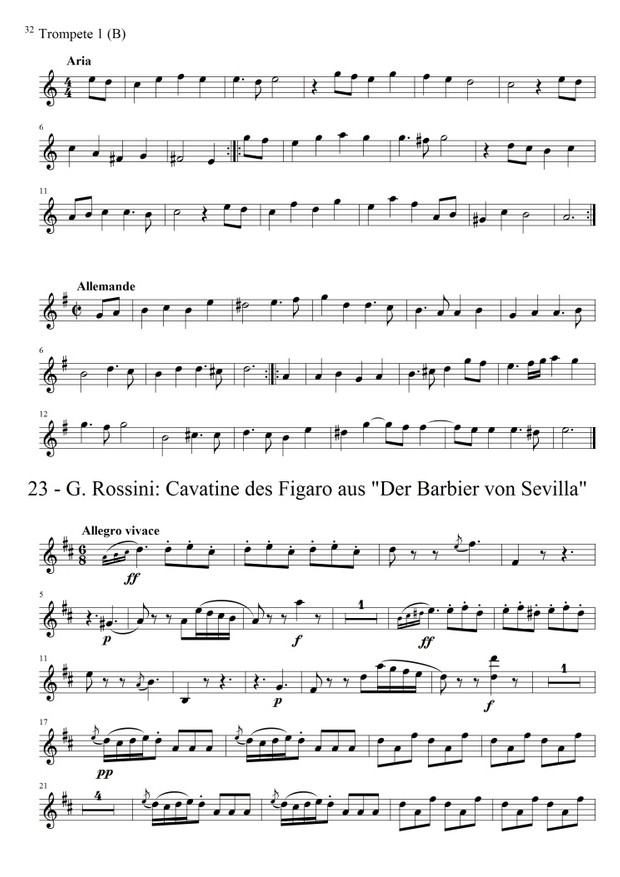 Spielbuch für Blechbläserquintett