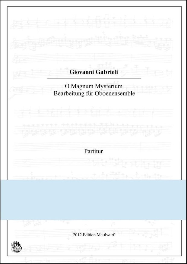 Gabrieli O Magnum Mysterium (Oboenensemble)