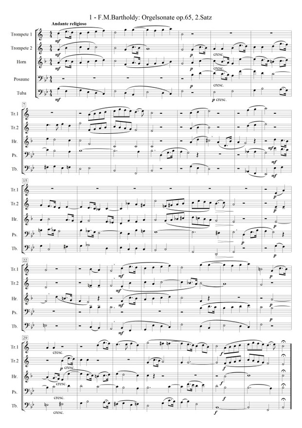 Spielbuch Nr.3 für Blechbläserquintett