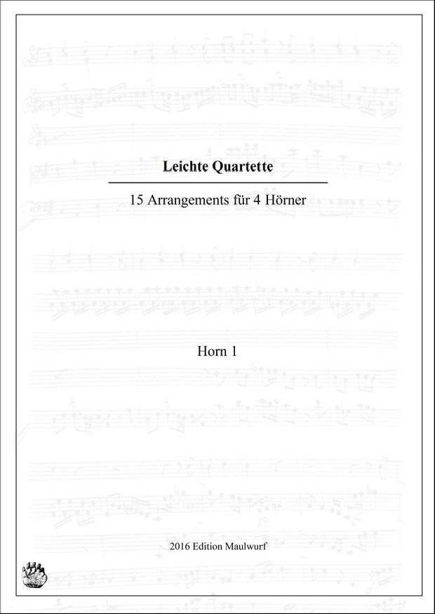 15 leichte Hornquartette