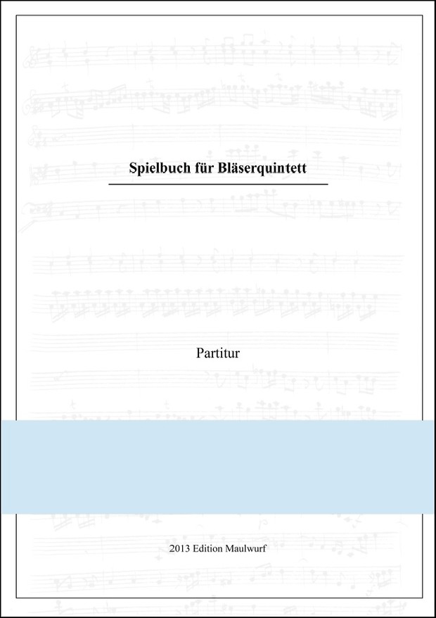 Spielbuch für Bläserquintett