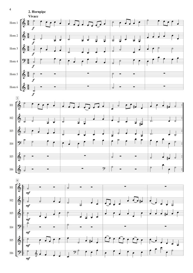Wassermusik (Hornensemble)