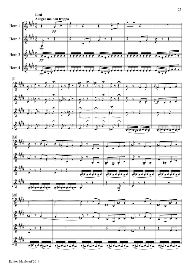 Ein Sommernachtstraum Hornquartett