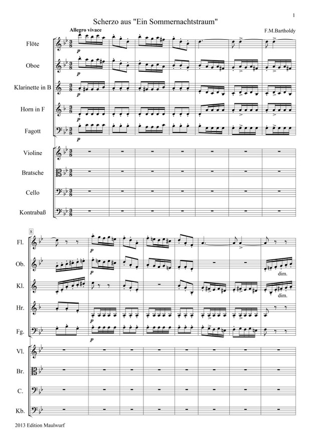 Mendelssohn Scherzo (Nonett)