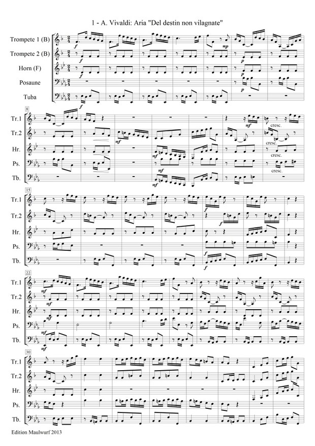 Spielbuch Nr.2 für Blechbläserquintett