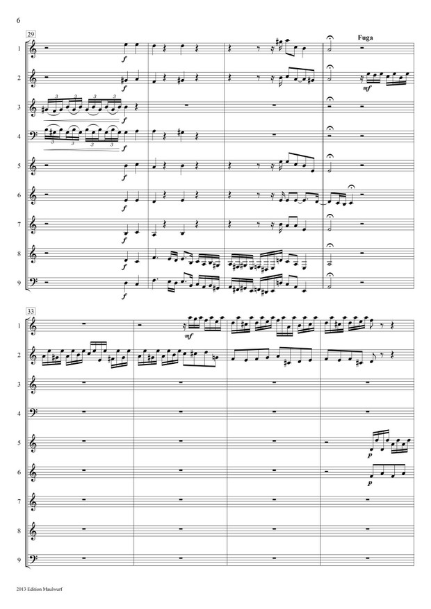 Toccata und Fuge d-moll (Hornensemble)