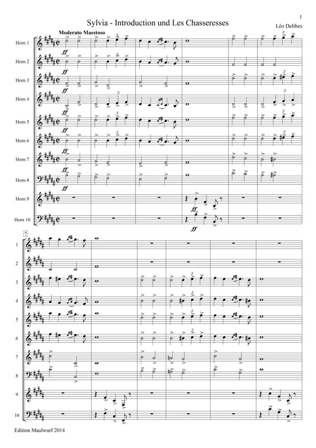 Les Chasseresses (Hornensemble)