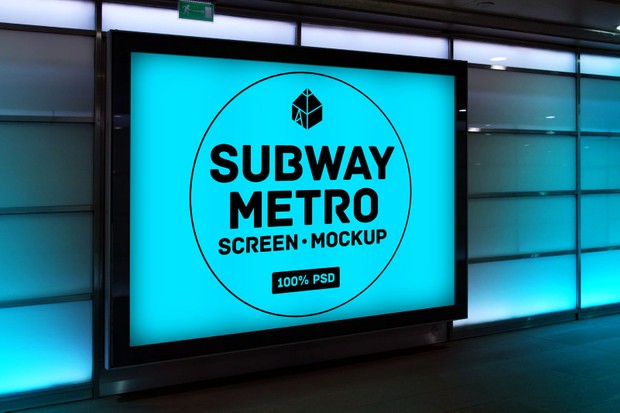 Subway Metro Screen Mockups