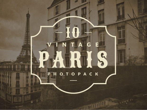 Vintage Paris Photopack