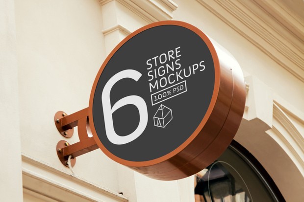 Store Signs Mockups