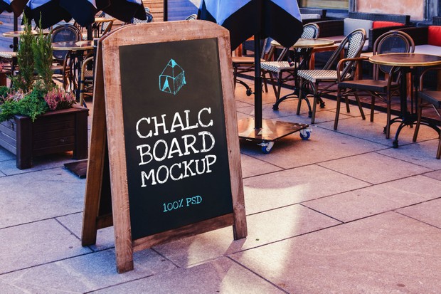 Chalc Board Mockups