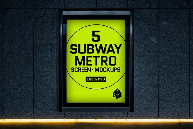 Subway Metro Screen Mock-Ups 2