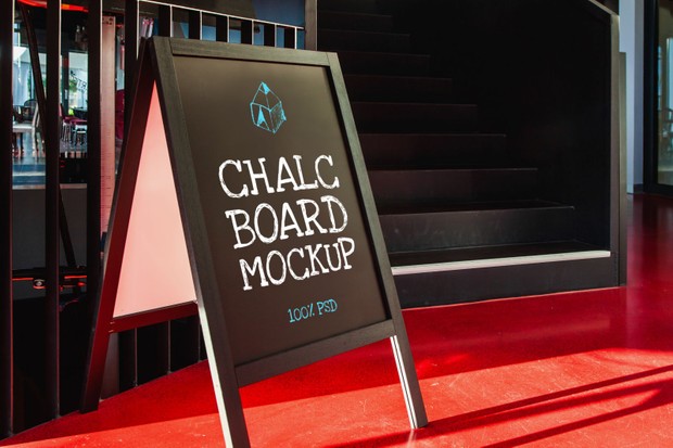 Chalc Board Mockups