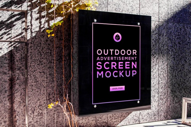 Outdoor Advertising Screen Mock-Ups 4