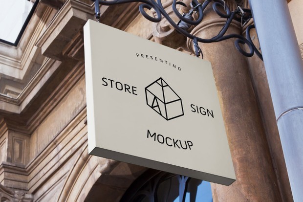 Store Signs Mockups