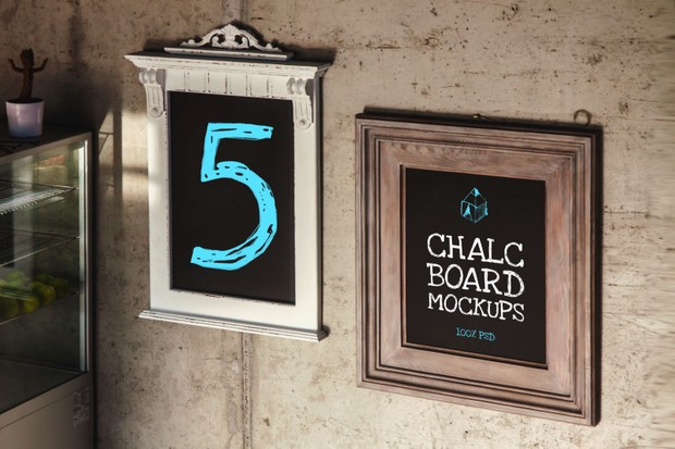 Chalc Board Mockups