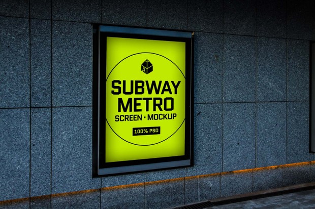Subway Metro Screen Mock-Ups 2