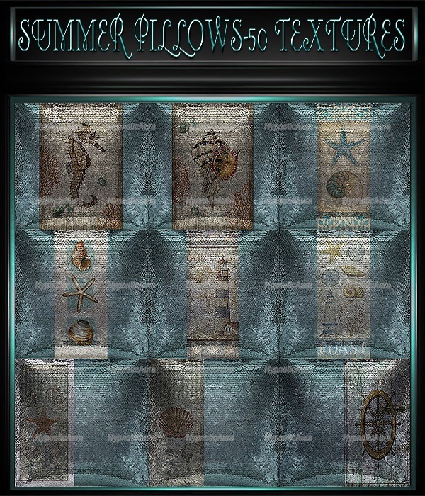 A~SUMMER PILLOWS-50 TEXTURES